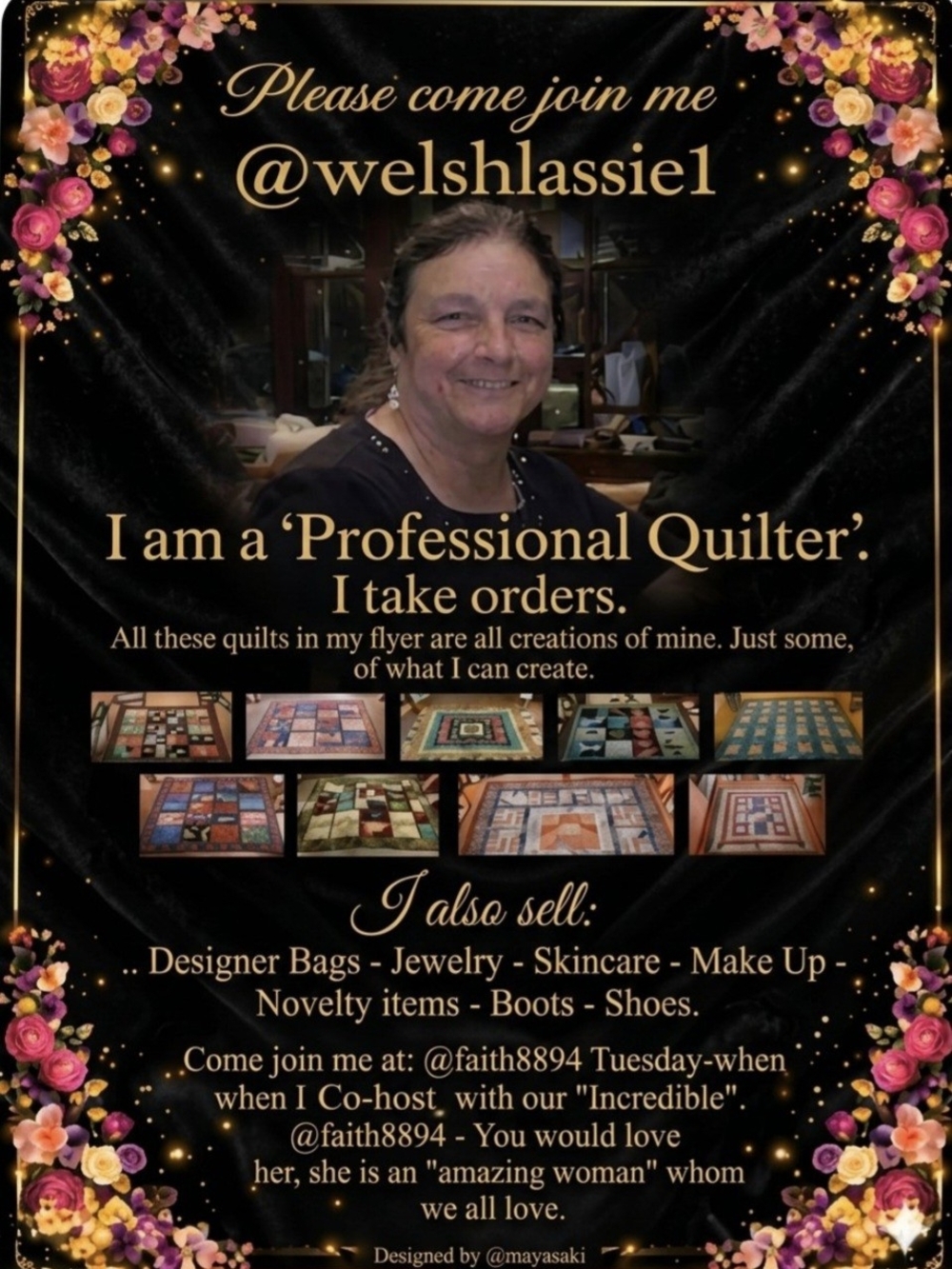 Professional Quilter Services - Black